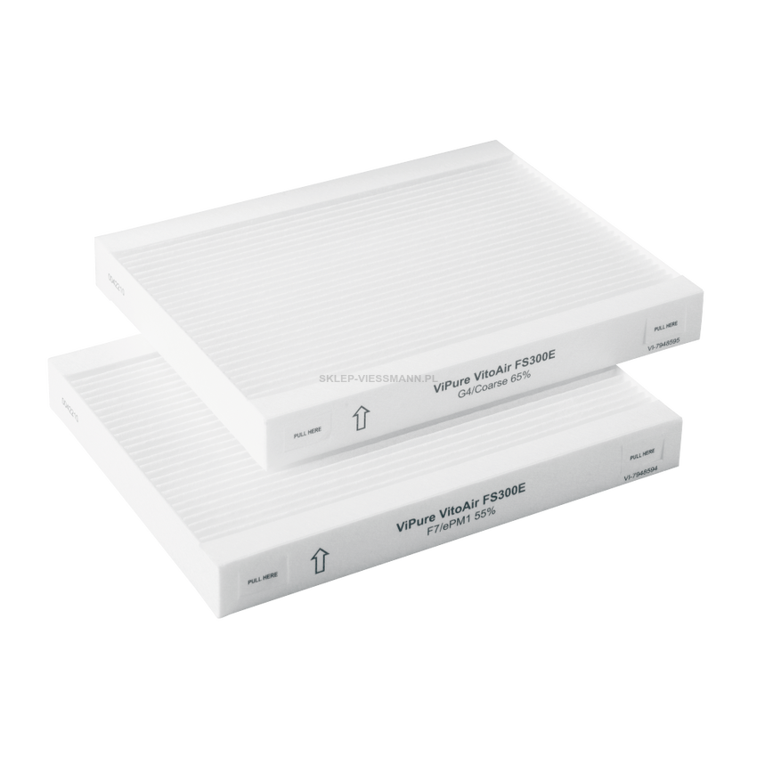 VITOAIR FS 300E MA: Zestaw filtrów Viessmann ViPure do centrali wentylacyjnej